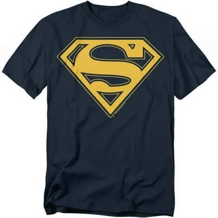 Superman Men's Maize & Blue Shield T-Shirt