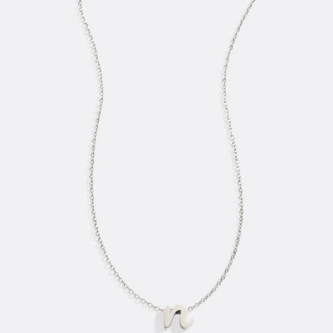 Mint & Lily Tiny Script Initial Necklace