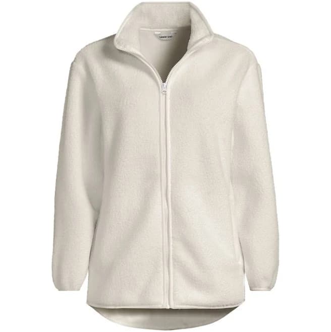 Lands' End Women's Cozy High Pile Full Zip Fleece Jacket