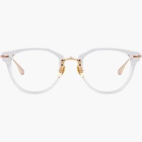 Donahugh Ralph Round Acetate & Metal Eyeglass Glasses