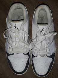 Size 13 - Air Jordan 1 Flight 2 Low White Cement for sale online | eBay