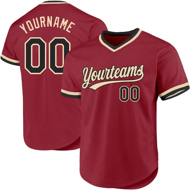 Custom Men's Throwback Baseball Jersey