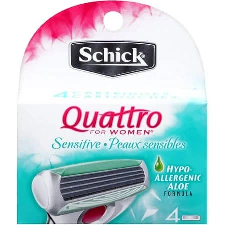 Schick Quattro Women's Sensitive Refill Cartridges