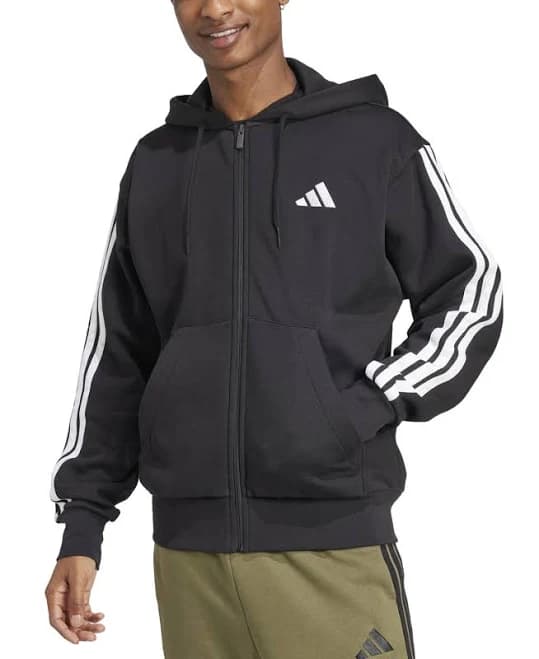 adidas Men's Essentials 3-Stripes Fleece Hoodie