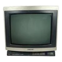 Sony KV-1397R 13” Vintage Retro Gaming TV Television Woodgrain Composite Working