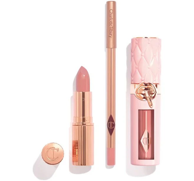 Charlotte Tilbury Pillow Talk Perfect, Plump & Pout Lip Trio