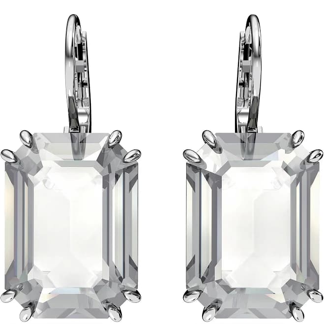 Swarovski Millenia Octagon Crystal Drop Earrings