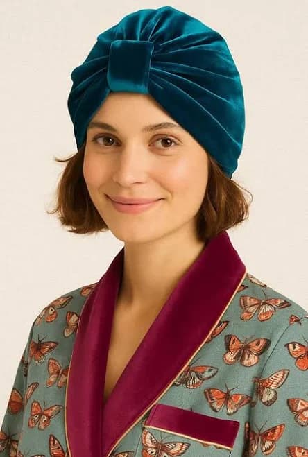 Baturina Homewear Velvet Turban Headwrap