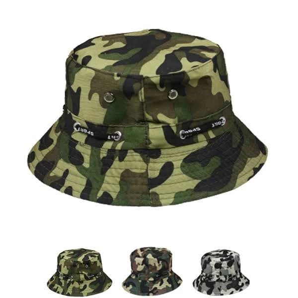 Men's Camouflage Cotton Bucket Hat