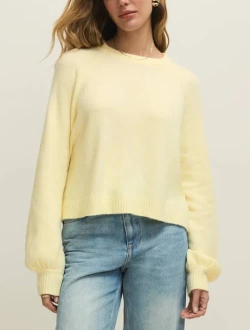 z supply Coming Up Cozy Sweater
