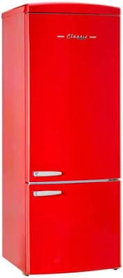Unique Appliances Classic Retro Bottom Freezer Counter Depth Refrigerator
