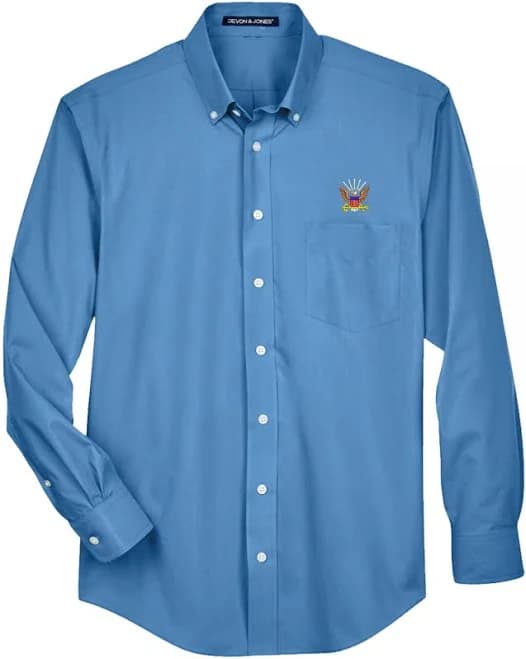 U.S. Navy Emblem Oxford Dress Shirt
