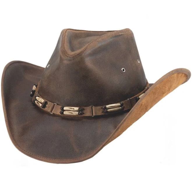 Bullhide Bozeman Distressed Leather Cowboy Hat