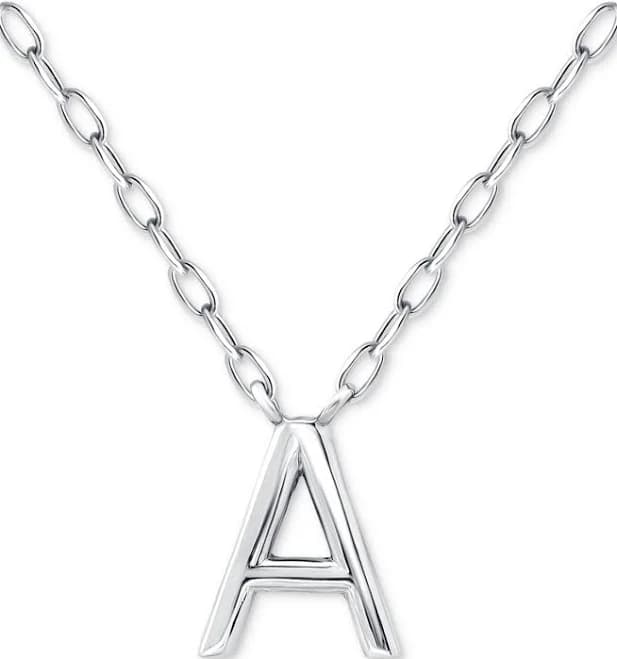 Giani Bernini Women's Initial A Pendant Necklace in 18k Gold-Plated