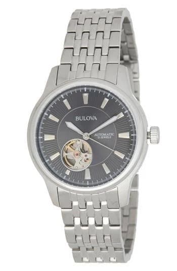Bulova Men's Classic Quartz Stainless Steel Watch