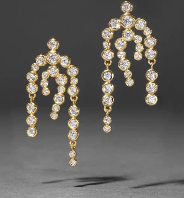 Alexis Bittar Women's Asterales Gold Cz Chandelier Earrings