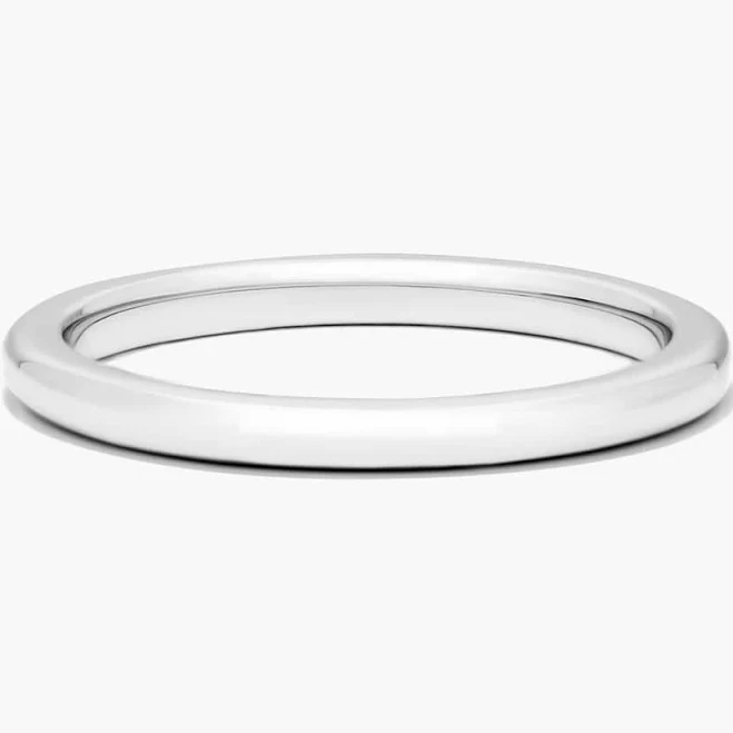 James Allen Rounded Wire Wedding Ring