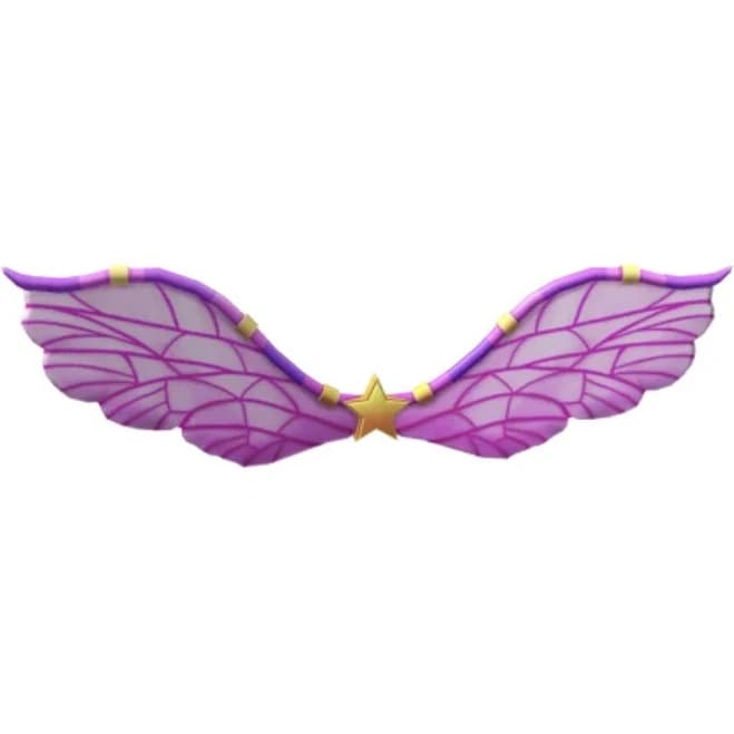 Robl0x | Pretty Pastel Bee Wings Purple Fairy Godmother Series 8 -