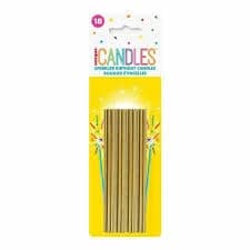 Unique Industries Gold Sparkler Birthday Candles