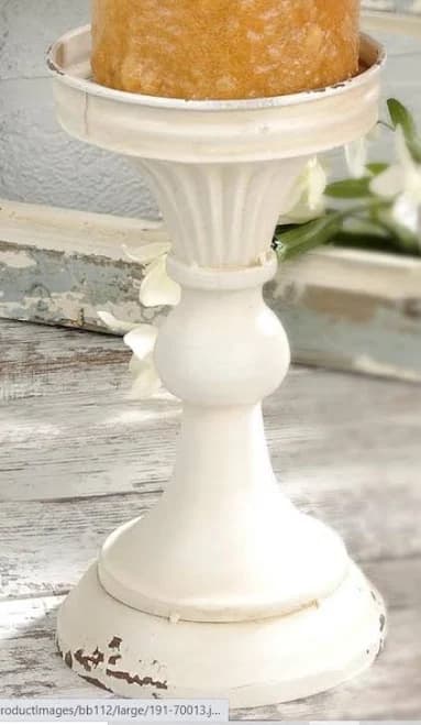 Blossom Bucket Tall Metal Pedestal Decoration