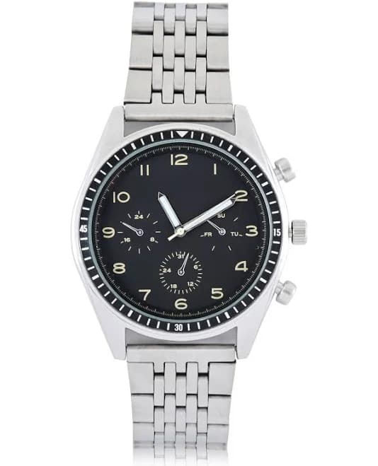 George Men's Faux Chronograph Metal Watch