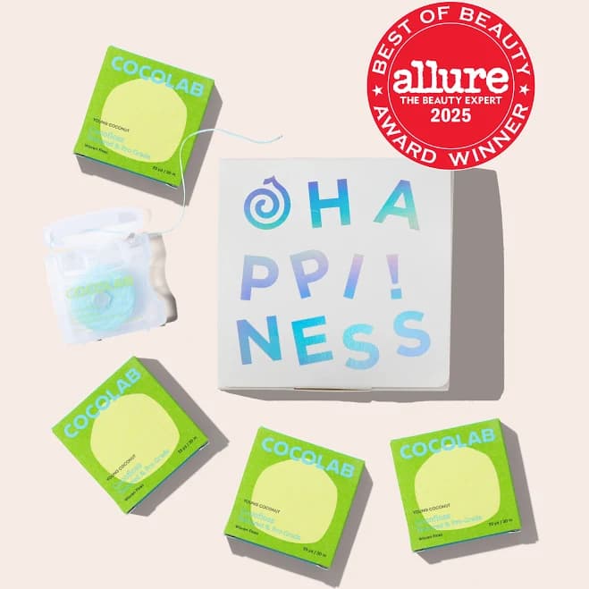 Cocofloss Happiness Set Woven Dental Floss