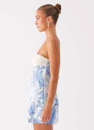 Cecelia Mini Dress - Blue – Peppermayo US