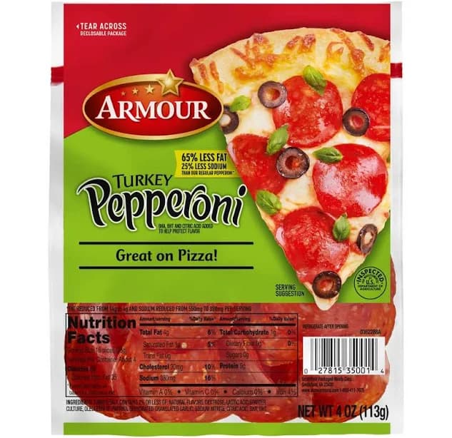 Armour Pepperoni Turkey 4 oz