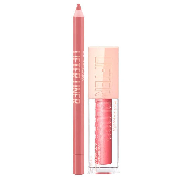 Maybelline Lifter Gloss x Lifter Liner Bundle At 15% Off | Makeup 05 Petal / 06 Line Leader