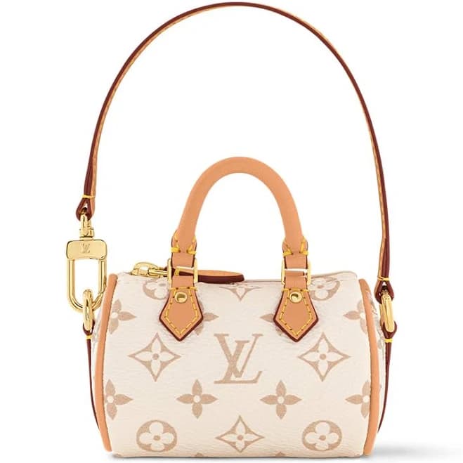 Louis Vuitton Micro Speedy Bag Charm in Monogram Canvas