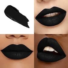 Amazon.com : HOOMUSS Black Lipstick Long Lasting, Matte Liquid Lipsticks for Women Non Transfer Smudgeproof Smooth and Easy to Appy Cruelty Free Lip Color, M14 Black Swan : Beauty & Personal Care