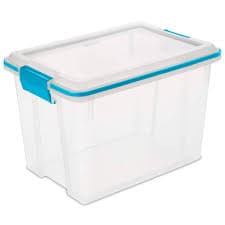 Sterilite Large 20 Qt Home Storage Container Tote with Latching Lids (18 Pack) in the Storage Bins & Baskets department at Lowes.com