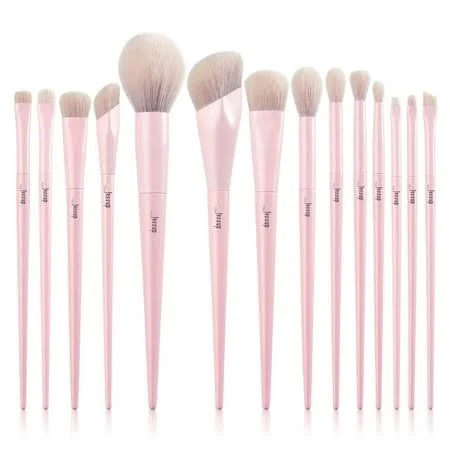 Jessup Pink Makeup Brushes Set