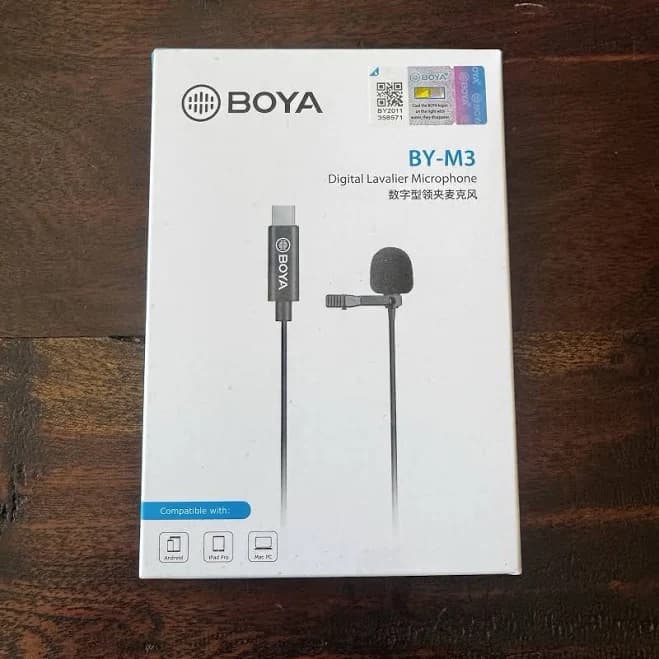 BOYA BY-M3 Digital Lavalier Microphone