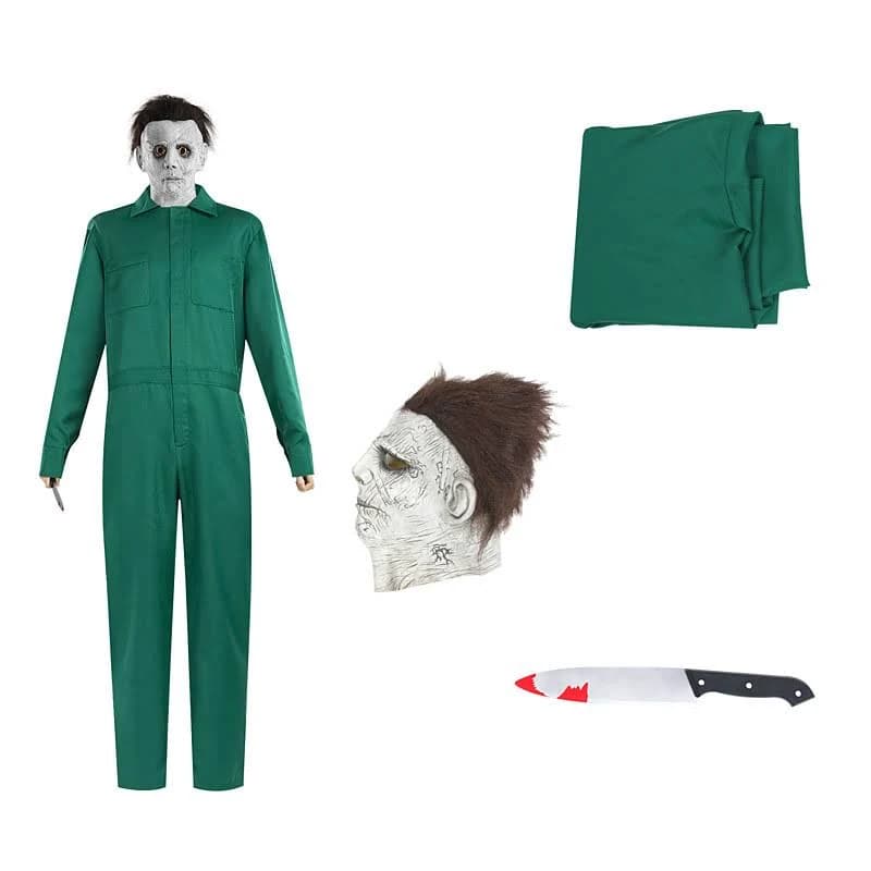 Michael Myers Halloween Horror Scary Costume Jumpsuit