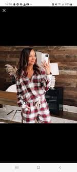 Abercrombie & Fitch 5pc Plaid Pajama set