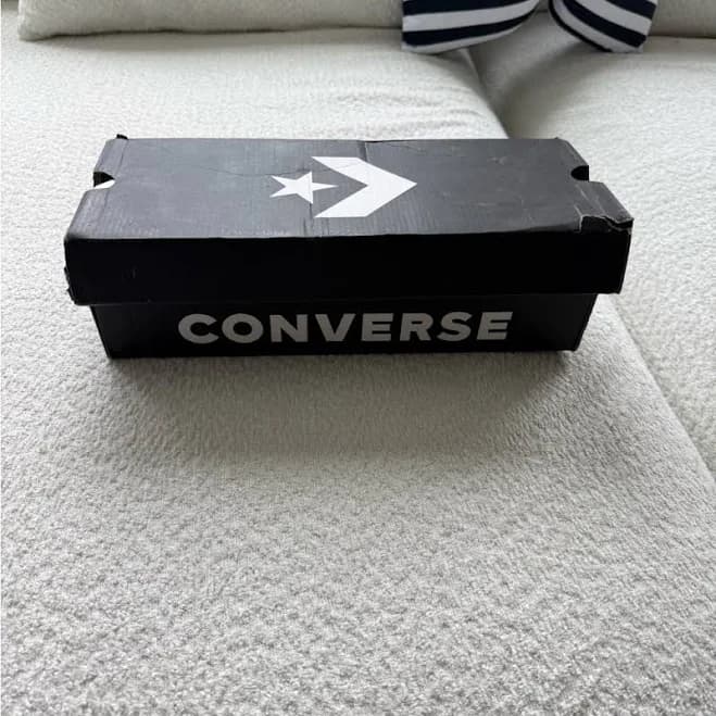 Converse Shoes | Converse Black And White Logo Shoe Box | Color: Black/White | Size: 9.5 | Pm-18957679's Closet