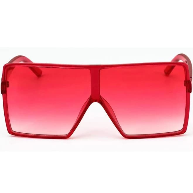 Oversized Flat Top Square Sunglasses