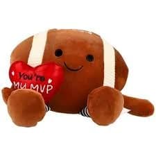 Playright Football with Heart Plush