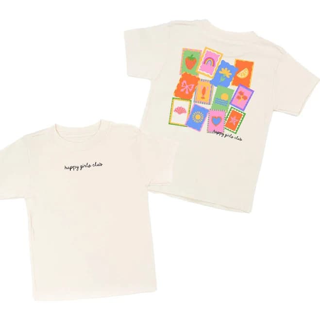 Happy Girls Club Center & B Tee