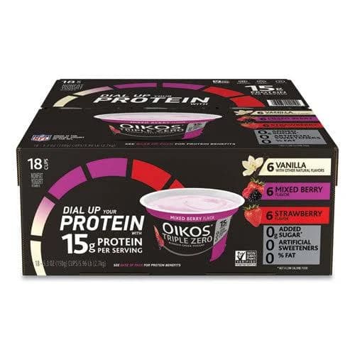 OIKOS Triple Zero Blended Greek Nonfat Yogurt 5.3 oz