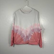 Free People Movement Sweatshirt Womens XS Pullover Pink Dye Pullover Crew | eBay