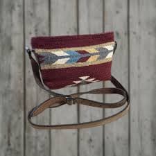 Vintage VINTAGE Connections Crossbody Bag Knit Crochet Shoulder Strap Multicolor Small Womens | Grailed