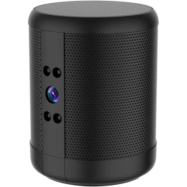 1080P HD Mini WiFi Camera Bluetooth Speaker Home Security Surveillance Two-way Remote Intercom Night