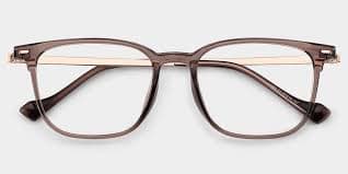 William Rectangle Brown Glasses Frames for men | ZEELOOL