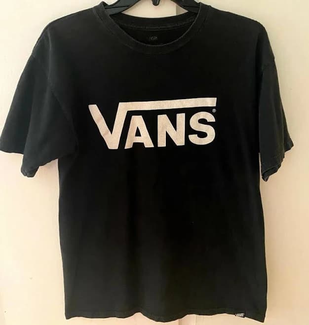Vans Classic T-shirt Black-white Logo M