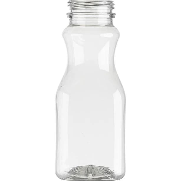 8 oz Clear Pet Plastic Tamper Evident Juice Bottle