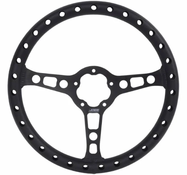 Joes Racing Products 13in Flat Steering Wheel