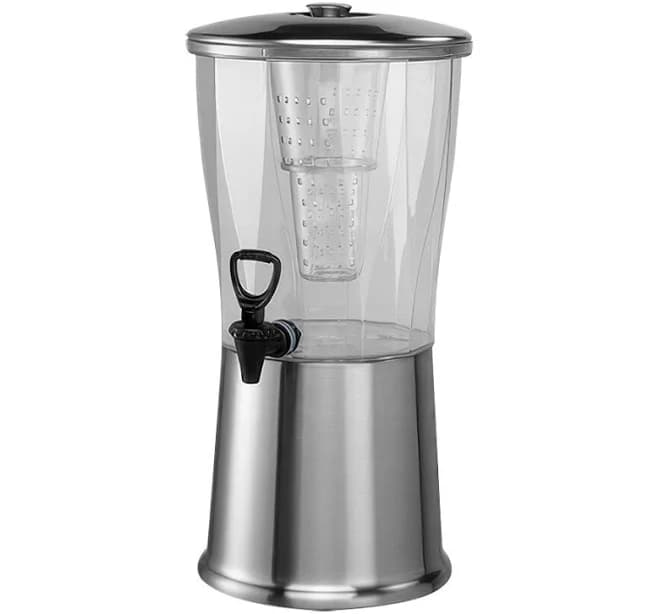 Service Ideas CBDRT3SS 3 Gallon Round Beverage Dispenser