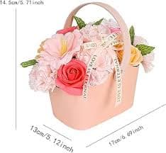 Amazon.com: Soap Flower Bouquet Handmade Decorative Gift for Mom Girlfriend Birthday Mother's Day Valentine's Day : Beauty & Personal Care
